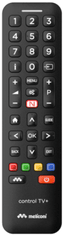 Meliconi Control TV+ daljinski upravljalnik, univerzalni (808035) - odprta embalaža