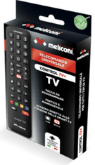 Meliconi Control TV+ daljinski upravljalnik, univerzalni (808035)