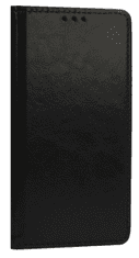 Onasi ovitek za Galaxy S23 5G, preklopni, usnjen, črn