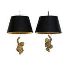 DKD Home Decor Stropna svetilka DKD Home Decor 35,5 x 35,5 x 51 cm Golden Resin Colonial 220 V 50 W Monkey (2 enoti)