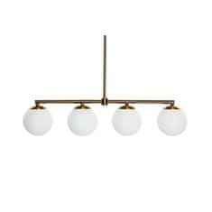 DKD Home Decor Stropna svetilka DKD Home Decor Golden White 220 V (70 x 19 x 15 cm)