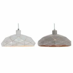DKD Home Decor Stropna svetilka DKD Home Decor Grey Metal White 220 V 50 W 32 x 32 x 15 cm Urban (2 enoti)