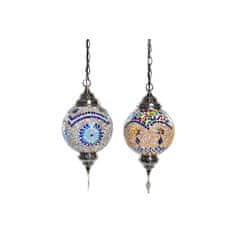 DKD Home Decor Stropna svetilka DKD Home Decor Crystal Metal 20 x 20 x 36 cm Multicolor 50 W (2 enoti)