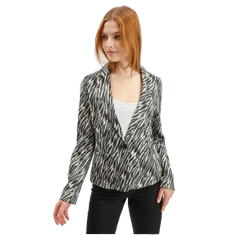 Orsay Bela in črna vzorčasta ženska jakna iz semiša ORSAY_482454-660000 40