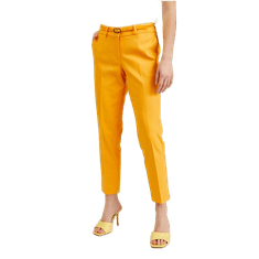 Orsay Oranžne ženske hlače s pasom ORSAY_356250242000 38