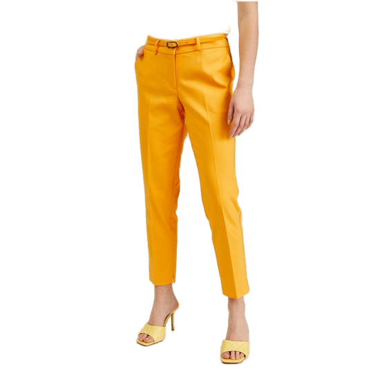 Orsay Oranžne ženske hlače s pasom ORSAY_356250242000
