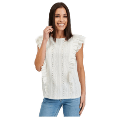Orsay Bela ženska srajca z volančki ORSAY_155066001000 S