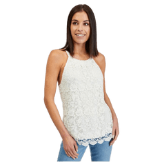Orsay Bela ženska čipkasta majica ORSAY_102091001000 M