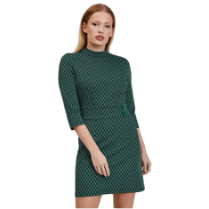 Orsay Zelena ženska vzorčasta obleka ORSAY_413031-867000 42