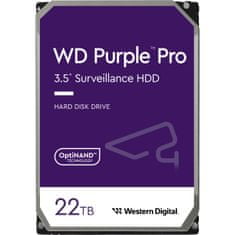 Western Digital Purple PRO HDD disk, 22 TB (WD221PURP)