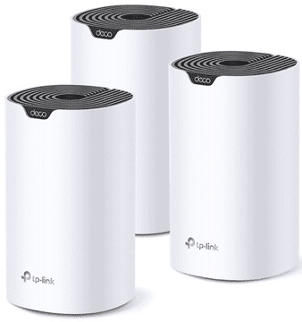 TP-Link Deco S7 dostopna točka, AC1900 Dual-Band, MU-MIMO Mesh Gigabit, (DECO S7(3-PACK))
