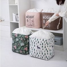 HOME & MARKER® Škatla za shranjevanje oblačil, Prostorna škatla, Zložljiva škatla, Organizator za oblačila 50 x 40 x 50 cm (100 L) | CLOTHBOX