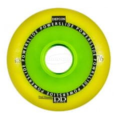 POWERSLIDE Koleščka za rolerje POWERSLIDE Defcon RTS 76mm, yellow, 4-Pack