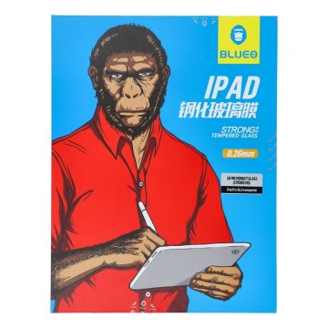 BLUEO 5D kaljeno steklo Mr. Monkey Glass - iPad Pro 10,5 transparentno (Strong HD)