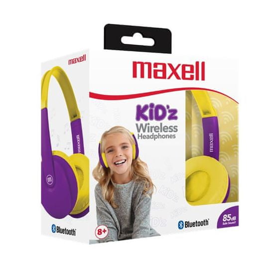 Maxell Slušalke Maxell HP-BT350 KIDZ BT OVERHEAD vijolčne