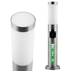 LUMILED Vrtna svetilka E27 jekleni steber LILIUM 65cm z vtičnico 230V