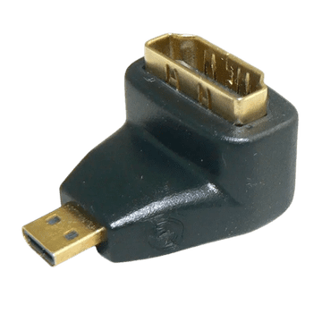 Kitajc Ženski HDMI na moški mikro HDMI kotni adapter 90 stopinj