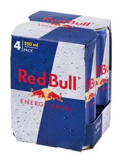 RedBull energijska pijača, 4 x 250 ml