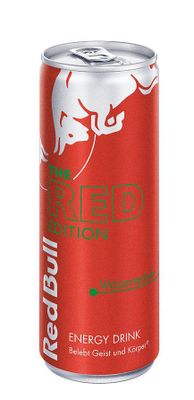  Red Bull The Red Edition energijska pijača z okusom lubenice, 24 x 250 ml 