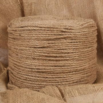 Vidaxl Vrv iz jute 25 m dolžina 8 mm debelina