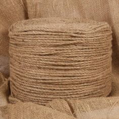 Vidaxl Vrv iz 100 % jute 8 mm 500 m