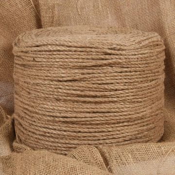 Vidaxl Vrv iz jute 50 m dolžina 6 mm debelina