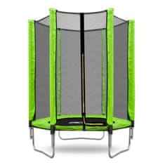 aGa SPORT TOP Trampolin 150 cm Svetlo zelena + zaščitna mreža