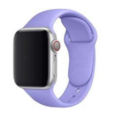 BStrap Soft Silicone pašček za Apple Watch 38/40/41mm, Light Purple