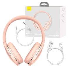 BASEUS encok d02 pro bluetooth slušalke 5.3 (roza)