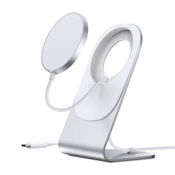 Choetech Magnetno induktivno stojalo za polnilec H047 (srebrno)