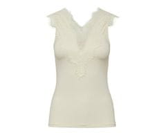 Pieces Ženska majica s kratkimi rokavi PCILU Slim Fit 17101014 White kapa Gray (Velikost XL)