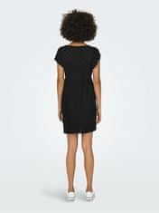 Jacqueline de Yong Ženska obleka JDYCATHINKA Loose Fit 15288288 Black (Velikost M)