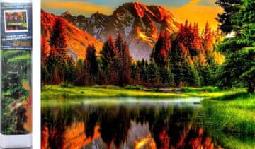 Norimpex Diamantna slika Sončni zahod ob jezeru 30x40cm