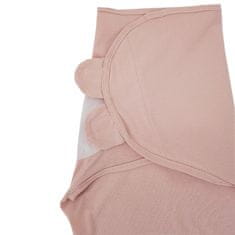 EKO Bombažni ovoj Ulitka Powder pink 3-6 kg