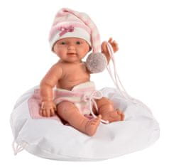 Llorens 26314 NEW BORN DOLL - realistična dojenčkova lutka z vinilnim telesom - 26 cm