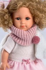 Llorens 53542 ELENA - realistična lutka z mehkim tekstilnim telesom - 35 cm