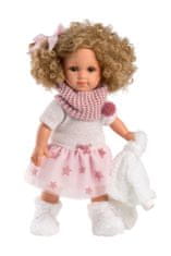Llorens 53542 ELENA - realistična lutka z mehkim tekstilnim telesom - 35 cm