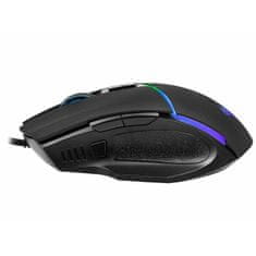Northix Optična računalniška miška - USB - 1000–6400 DPI - RGB svetloba 