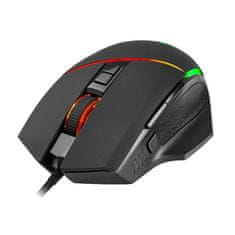 Northix Optična računalniška miška - USB - 1000–6400 DPI - RGB svetloba 
