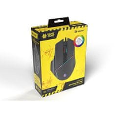 Northix Optična računalniška miška - USB - 1000–6400 DPI - RGB svetloba 