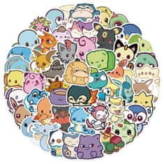 Northix Nalepke - Pokémon in Kawaii -style - 50 kom 