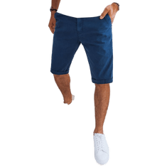 Dstreet Moške kratke hlače CARLOS modre barve sx2326 3XL