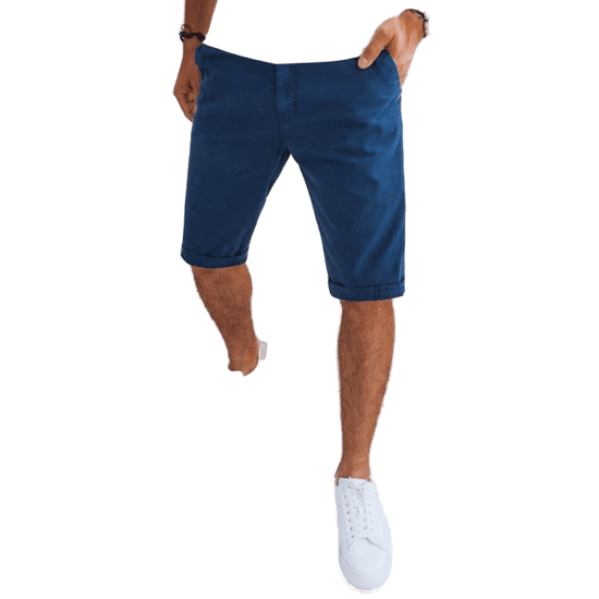 Dstreet Moške kratke hlače CARLOS modre barve sx2326