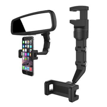 MG Rearview držalo za mobitel za vzvratno ogledalo, črna