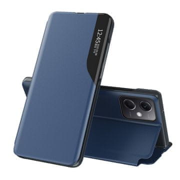 MG Leather View ovitek za Xiaomi Redmi Note 12 5G / Poco X5 5G, moder