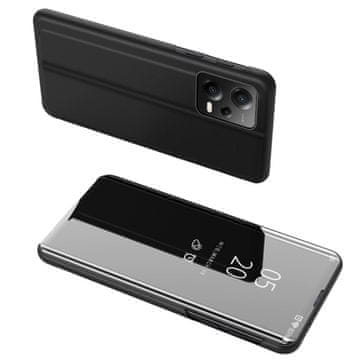 MG Clear View knjižni ovitek za Xiaomi Redmi Note 12 Pro Plus, črna