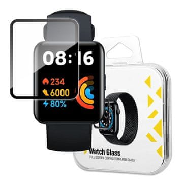 MG Watch Glass Hybrid zaščitno steklo za Xiaomi Redmi Watch 2 Lite, črna