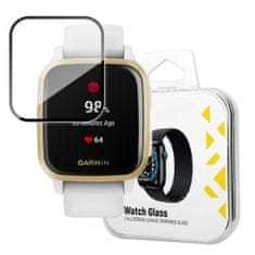 MG Watch Glass Hybrid zaščitno steklo za Garmin Venu Sq, črna