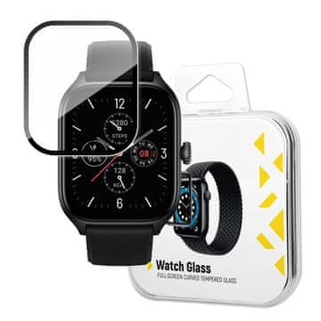 MG Full Glue zaščitno steklo za Xiaomi Amazfit GTS 4, črna