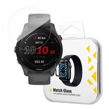 MG Full Glue zaščitno steklo za Garmin Forerunner 255, črna